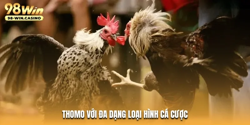 Thomo với đa dạng loại hình cá cược